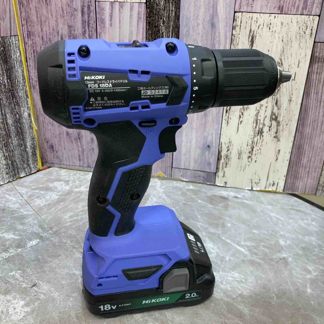 ◇HiKOKI(ハイコーキ) 18V コードレス ドライバドリル チャック  充電器 FDS18DA【八潮店】