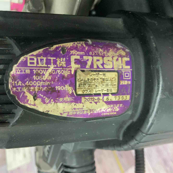 ★ハイコーキ(HIKOKI ※旧:日立工機) 卓上スライド丸のこ C7RSHC【八潮店】