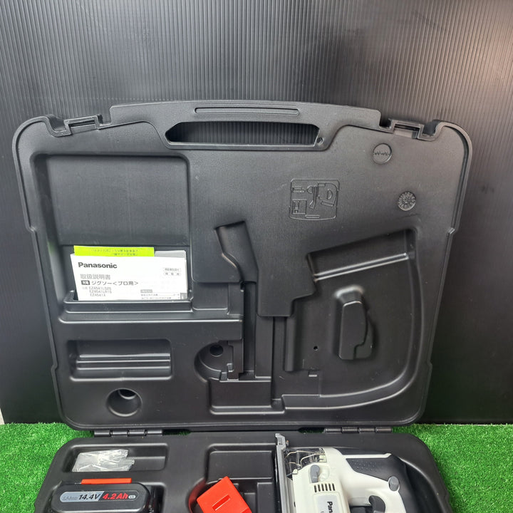 【美品】◇パナソニック(Panasonic) コードレスジグソー14.4V EZ4541LS2S-B【岩槻店】