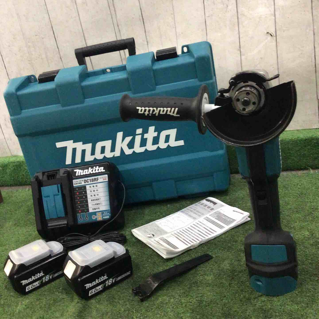 ★マキタ(makita) 100mmコードレスディスクグラインダ GA418DRGX 18V 動作確認済【川口店】