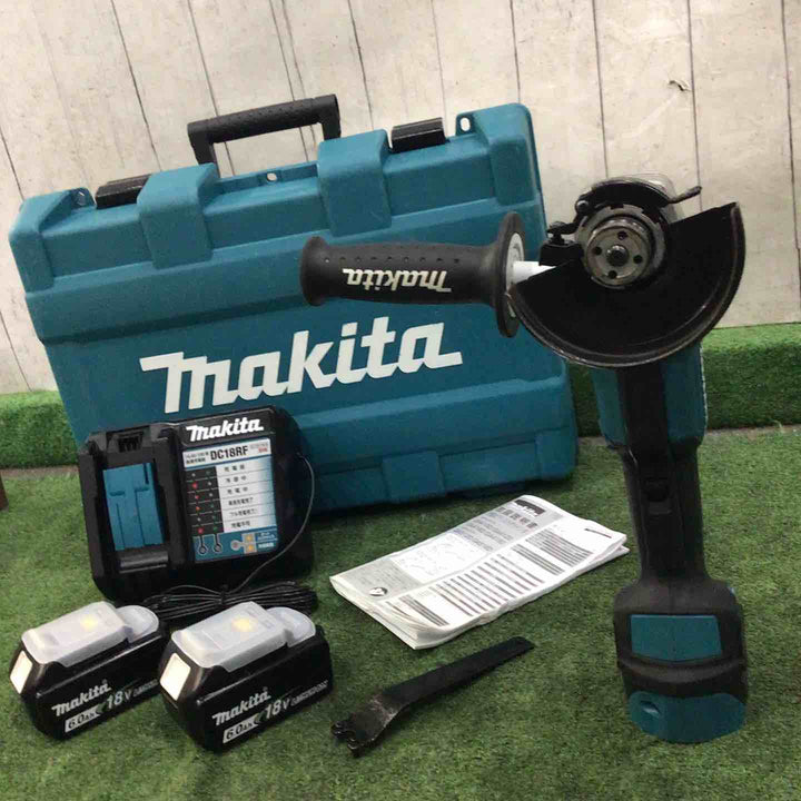 ★マキタ(makita) 100mmコードレスディスクグラインダ GA418DRGX 18V 動作確認済【川口店】