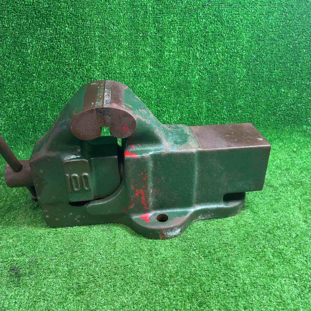 【中古品】 日ノ出 HINODE リードバイス バイス 万力口金幅 100mm 【藤沢店】
