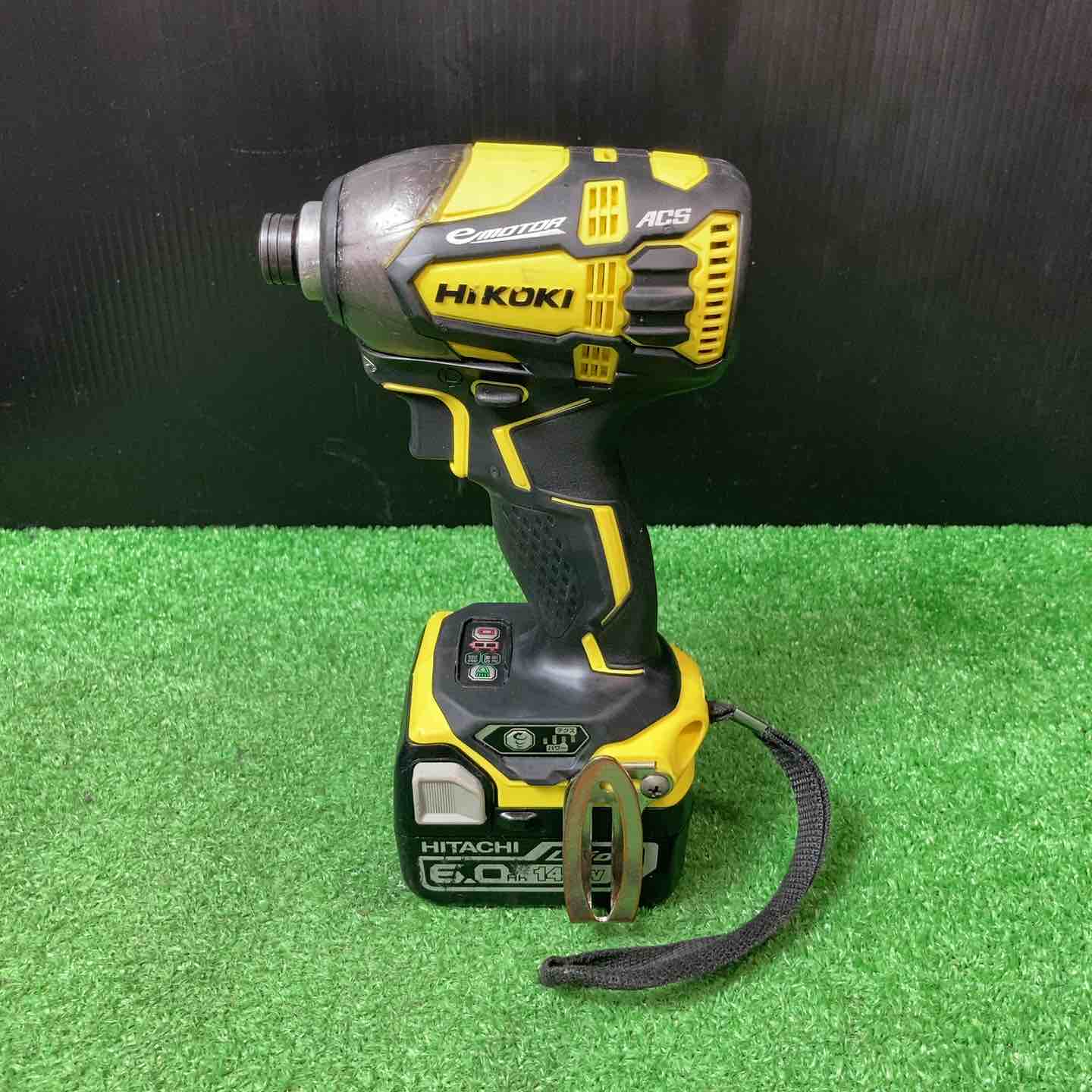 日立工機 インパクトドライバー ストロングブラック WH14DDL2(2LYPK)(B 