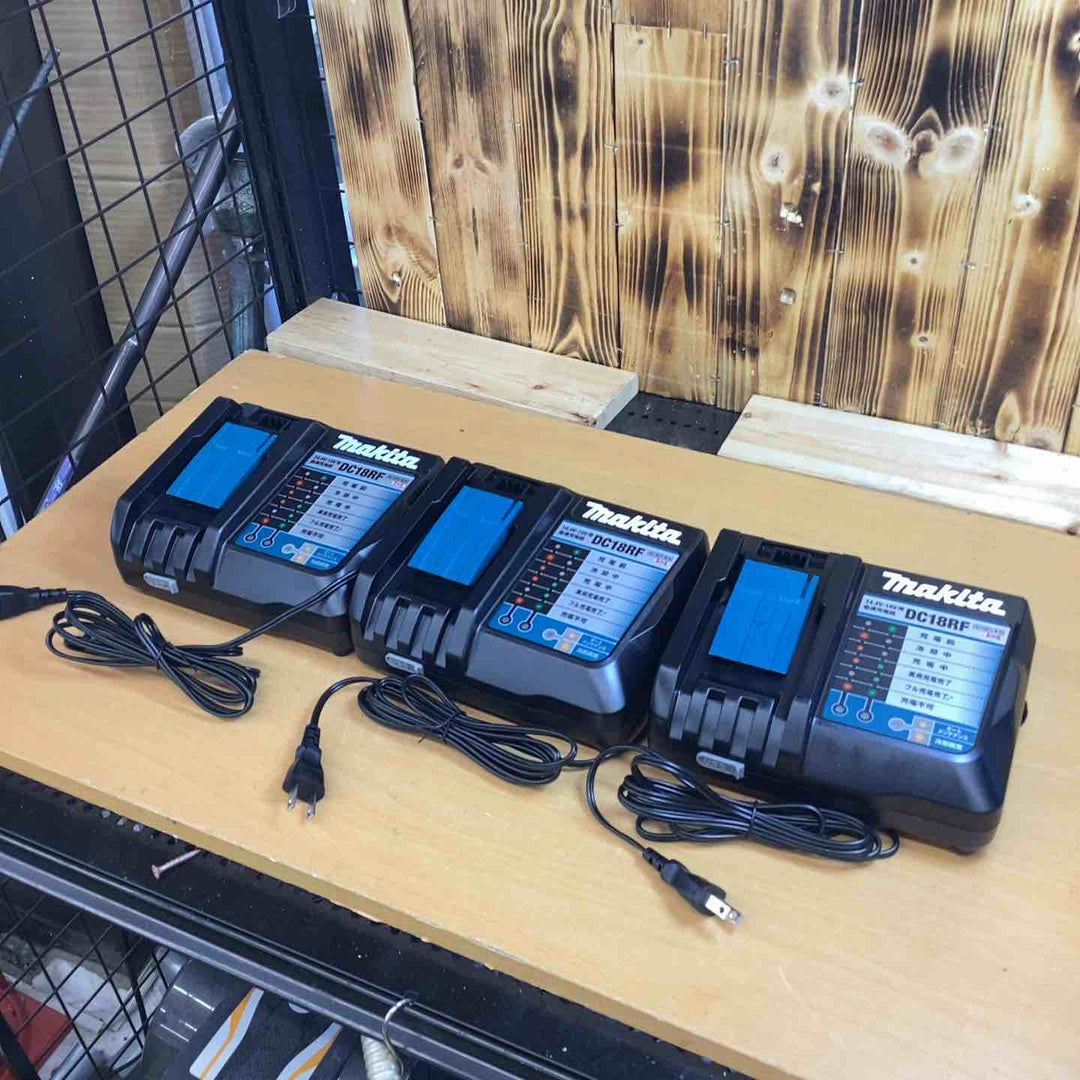 未使用 マキタ(makita) 急速充電器 DC18RF 3個セット!!【越谷店】