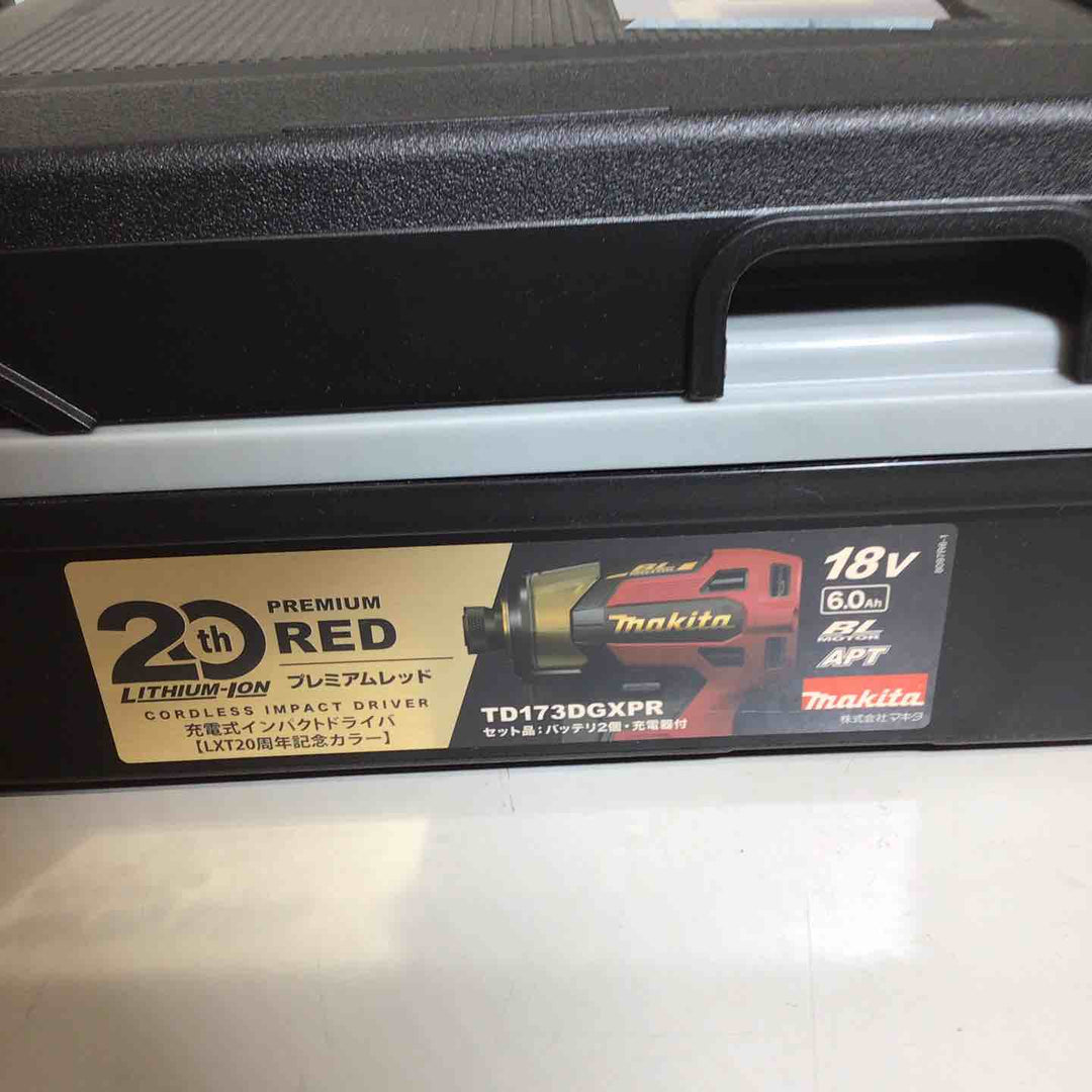 【未使用品】 マキタ makita コードレス インパクトドライバー TD173 LXT20周年記念限定カラー プレミアムレッド インパクト＋ケース 20周年 【戸田店】