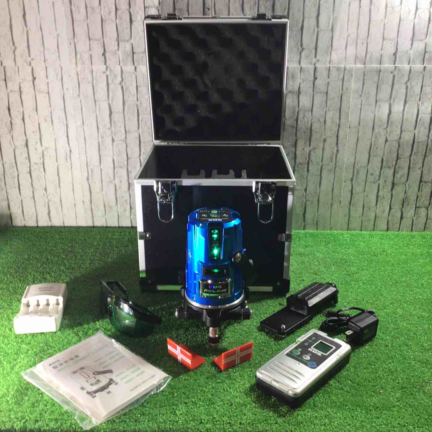 【美品】◇ムラテックKDS リアルグリーンレーザー RGL-500 受光器・三脚付 RGL-500RSA 動作確認済【川口店】 ◇ムラテックKDS リアルグリーンレーザー RGL-500 受光器・三脚付 RGL