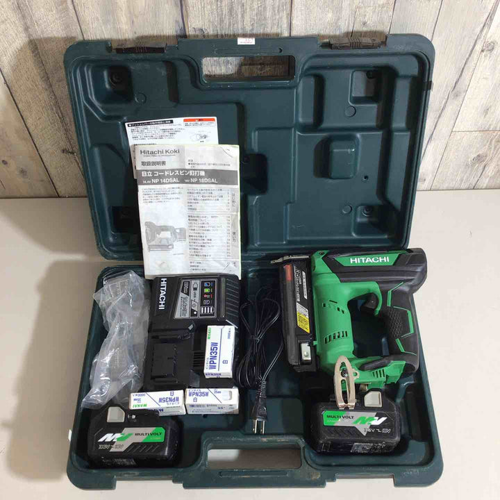 ★ハイコーキ(HIKOKI ※旧:日立工機) コードレスピンネイラ NP18DSAL(LYPK)【戸田店】
