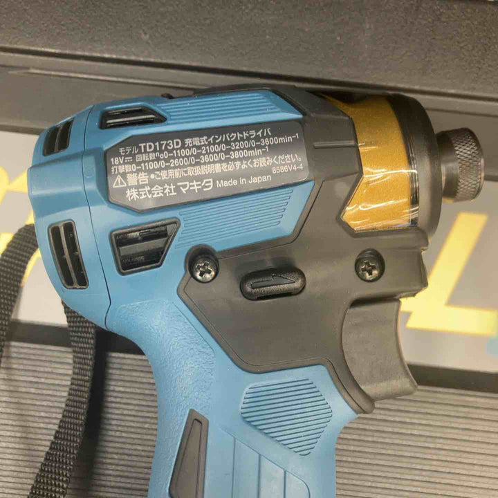 【未使用品】マキタ(makita) コードレスインパクトドライバー TD173DZPB　20周年限定カラー 本体+ケース付【川越店】