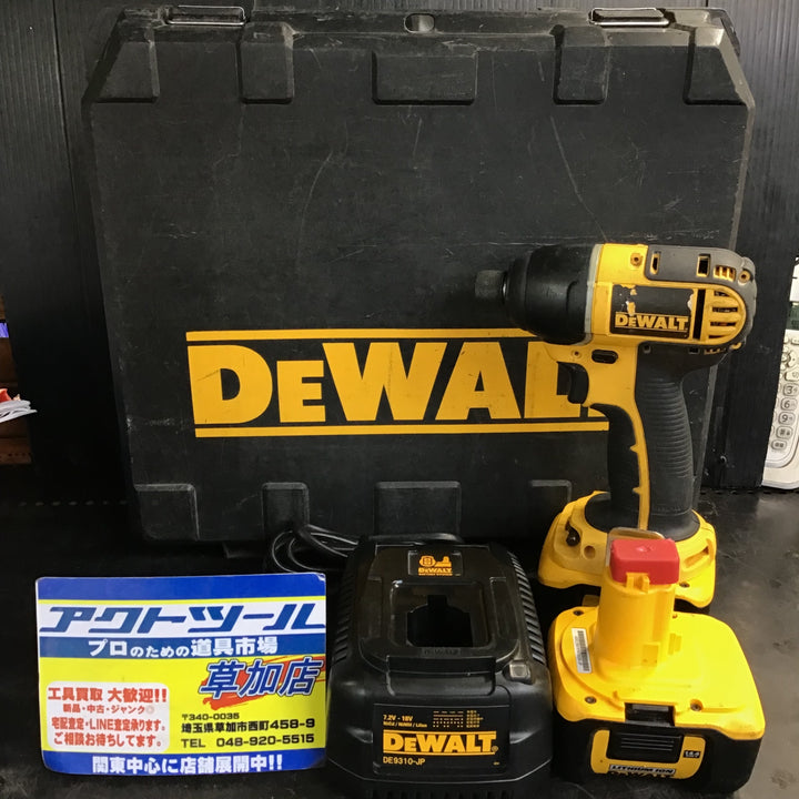 ▼ DEWALT　差し込み式バッテリーインパクトドライバ　DC837KL【草加店】