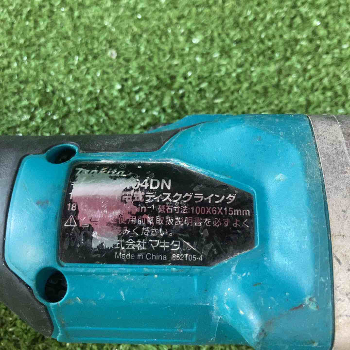 ☆マキタ(makita) 100mmコードレスディスクグラインダー GA404DZ【川崎店】