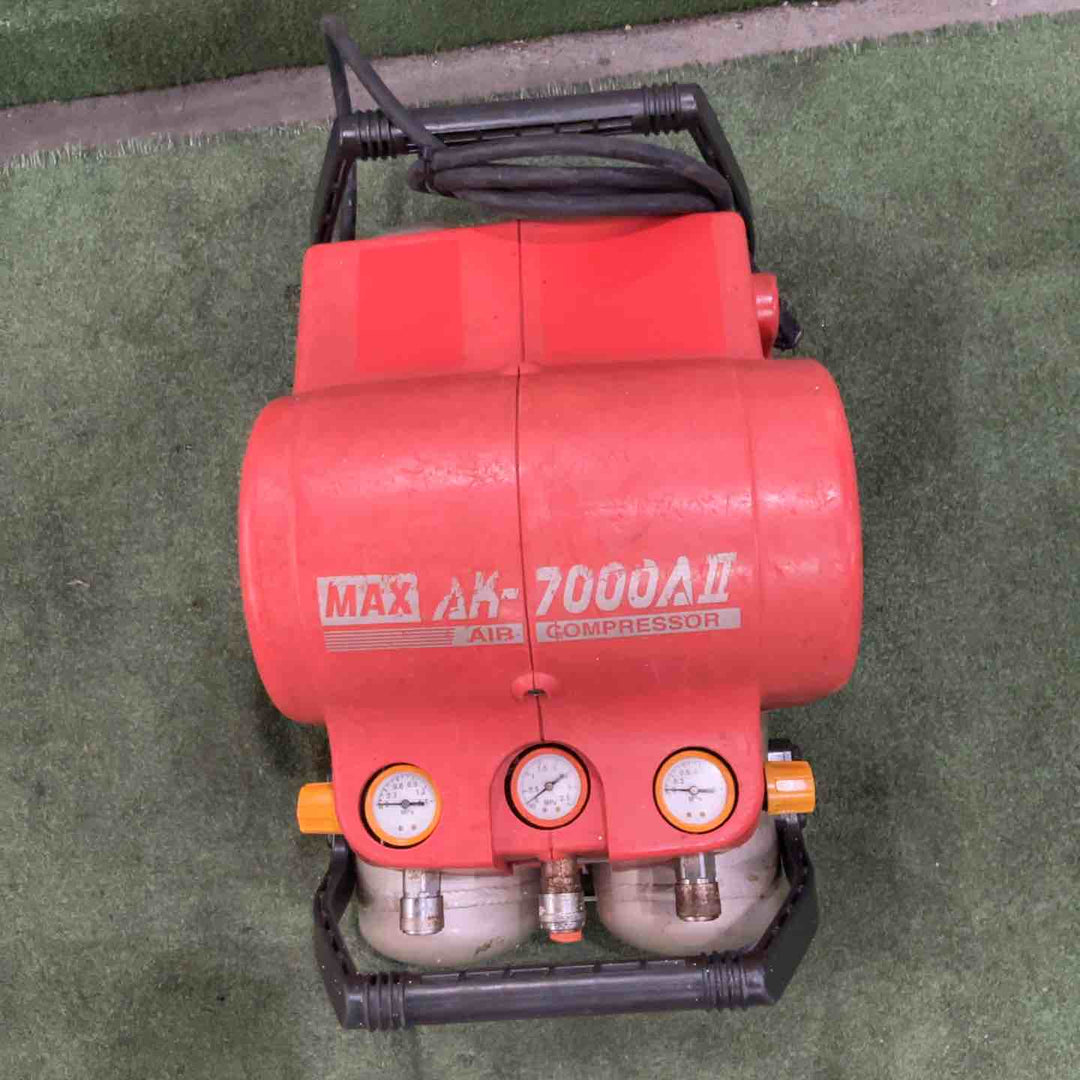 【現状品】マックス エアコンプレッサー AK-7000AII 保証なし 動作確認済【川口店】