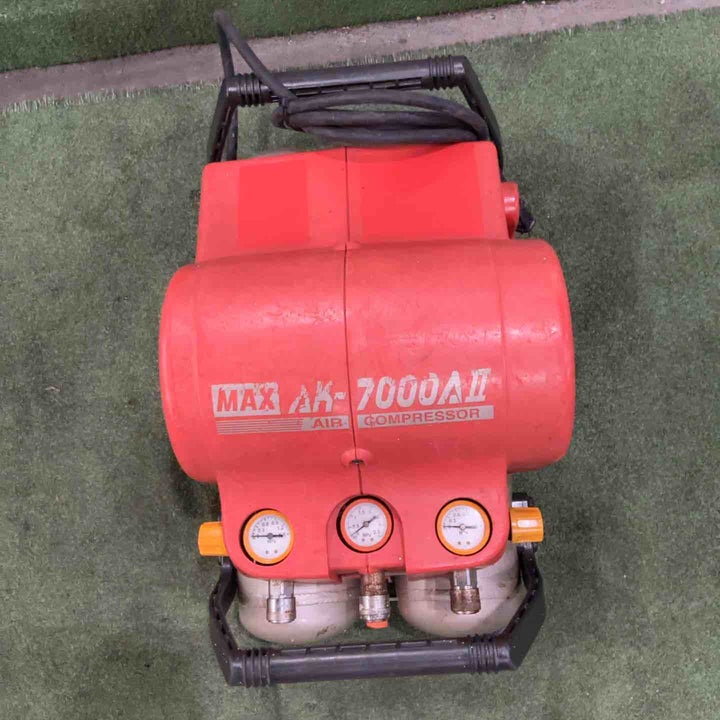 【現状品】マックス エアコンプレッサー AK-7000AII 保証なし 動作確認済【川口店】
