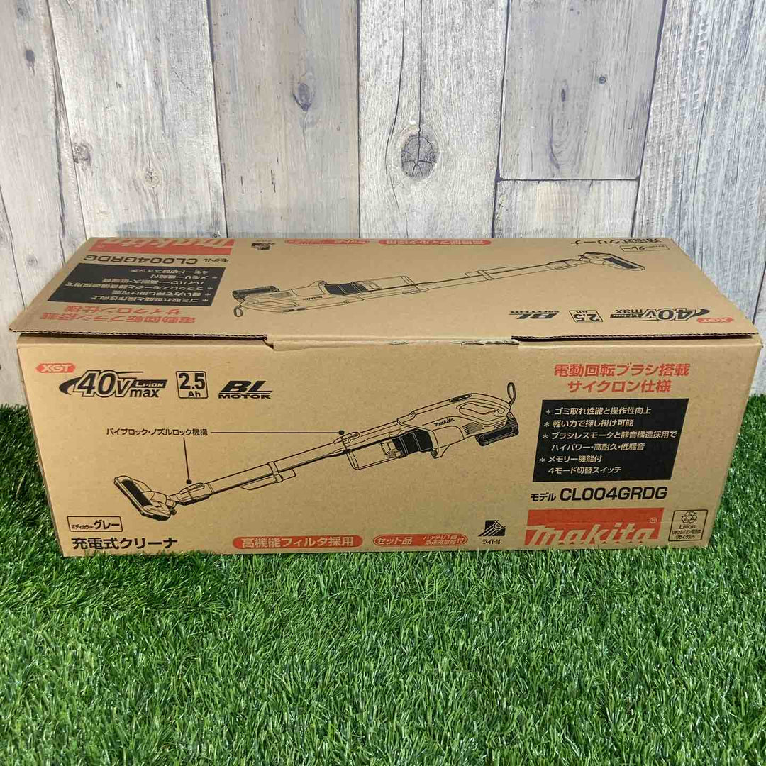 ★マキタ(makita) 40Vmax コードレスクリーナー CL004GRDG 純正バッテリー1個付【戸田店】