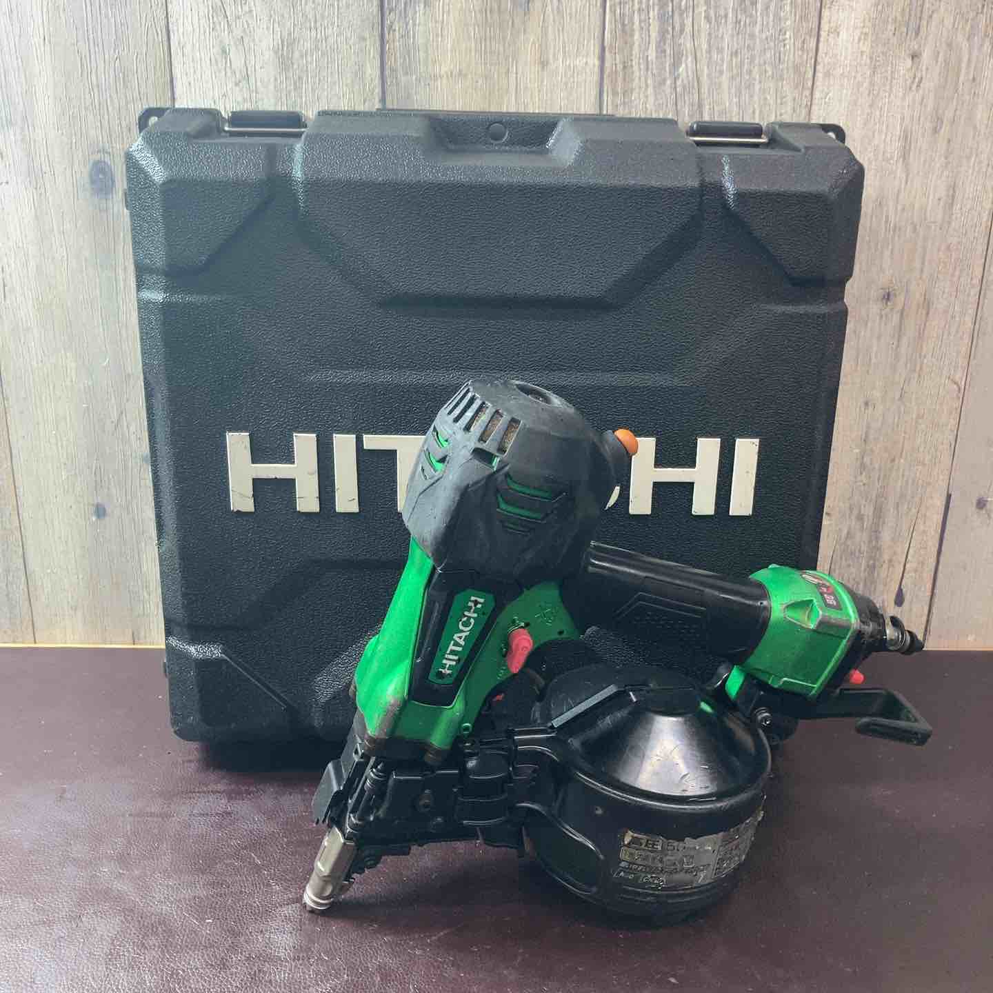 日立工機 NV75HMC 高圧ロール釘打ち機【市川行徳店】【店頭取引限定】【中古】ITYXZG75E042 ハイコーキ(日立工機) 高圧ロール釘打機 NV75HMC〜NV75HMC G 社外品