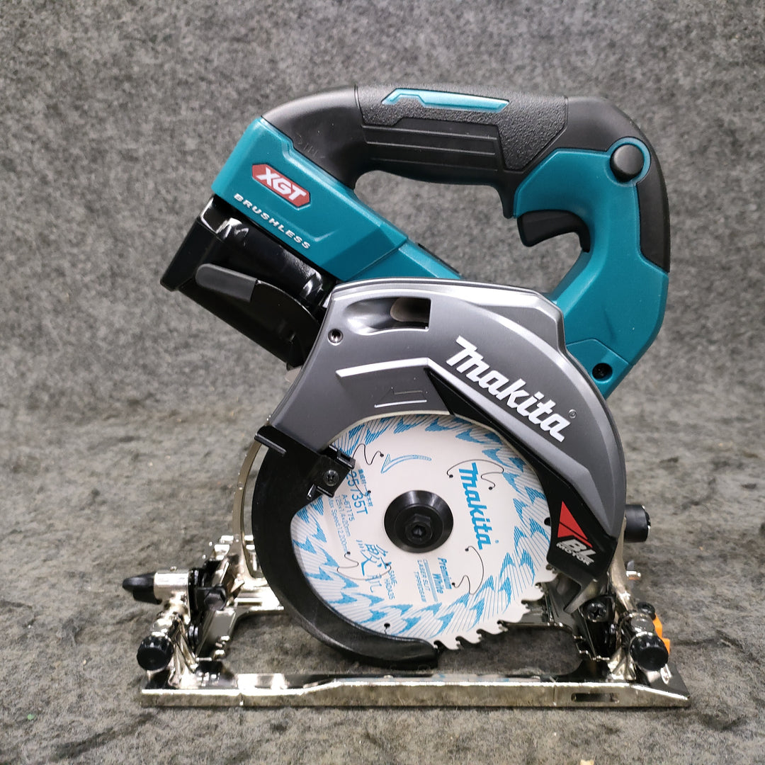 ★マキタ(makita) 40Vmax HS005GRDX 際切マルノコ 鮫肌 125mm 急速充電器＋純正バッテリ２個付【岩槻店】