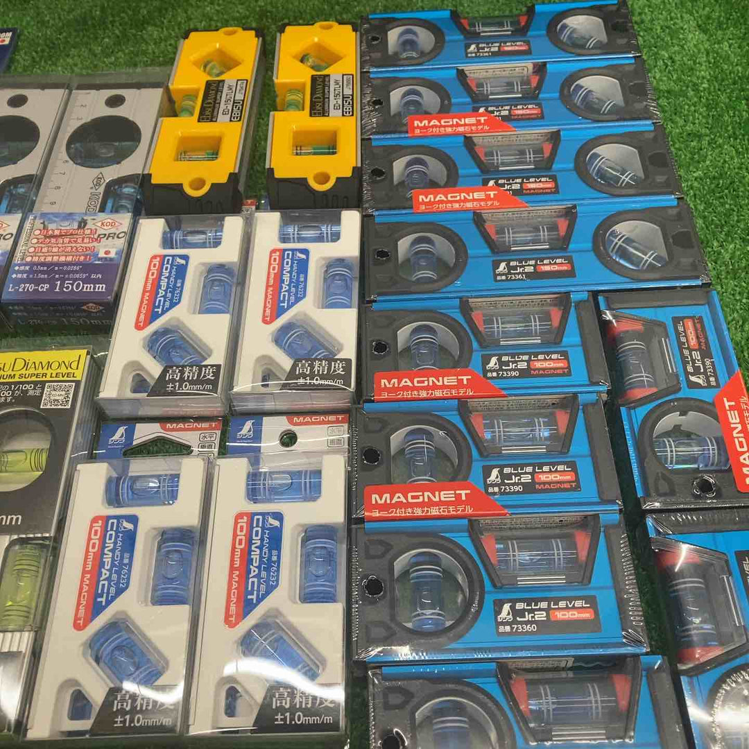 ▼18go【未開封/送料無料】水平器 磁石モデル マグネット付き 40個まとめ売り エビスダイヤモンド KOD シンワ等【川越店】【川越店】