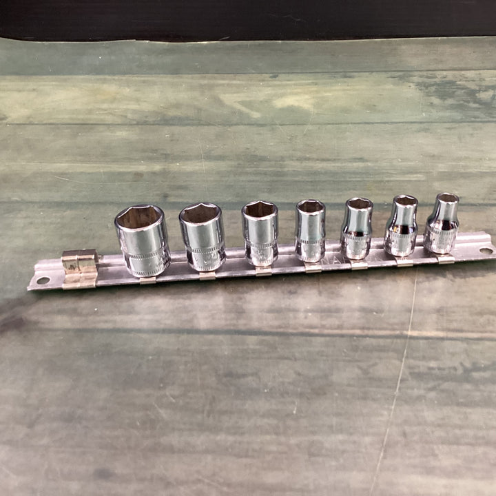【中古品】 スナップオン(Snap-on) 1/4 シャローソケット TMM5.5・6・7・8・10・12・14 7点セット ブランド 【代引きOK】