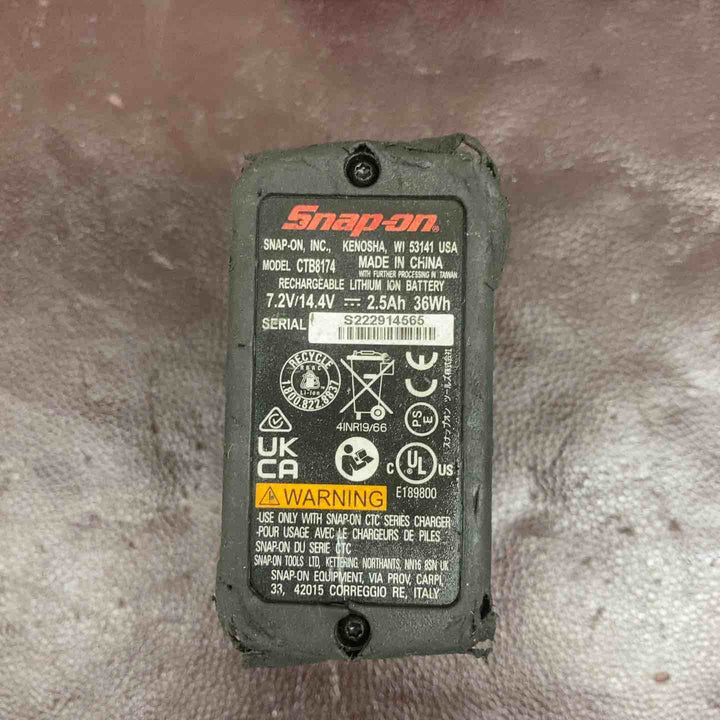 【中古品】 スナップオン(Snap-on) インパクトレンチ CT861 バッテリー1個・充電器付き レッド 【東大和店】