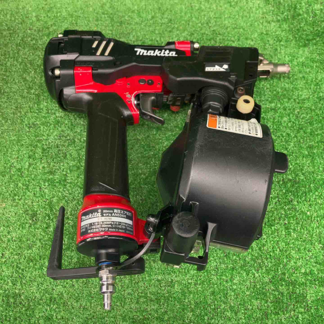 【中古】 マキタ makita 50mm 高圧 エア釘打ち機 AN534H N50 対応 【桶川店】