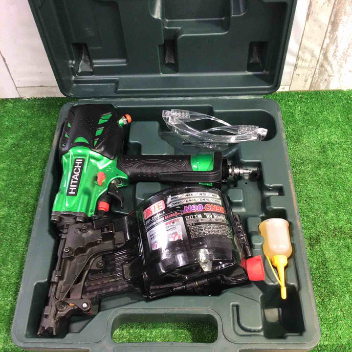 ★ハイコーキ(HIKOKI ※旧:日立工機) 高圧エア釘打ち機 NV90HMC(L)【町田店】