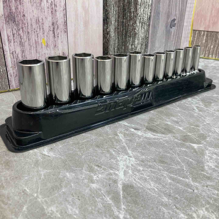 【中古品】snap-on/スナップオン　セミディープソケット　12ピースセット　3/8　PAKTY241【八潮店】