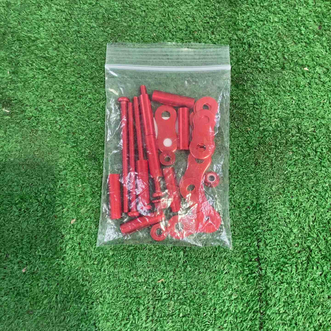 ◇ニックス　アルマイト加工3連結金具一式　ALU-3-R【町田店】