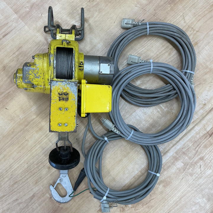 ☆トーヨーコーケン ベビーホイスト BH-N300 小型 軽量 昇降 吊り下げ式 荷揚げ 巻上機【電材館越谷店】