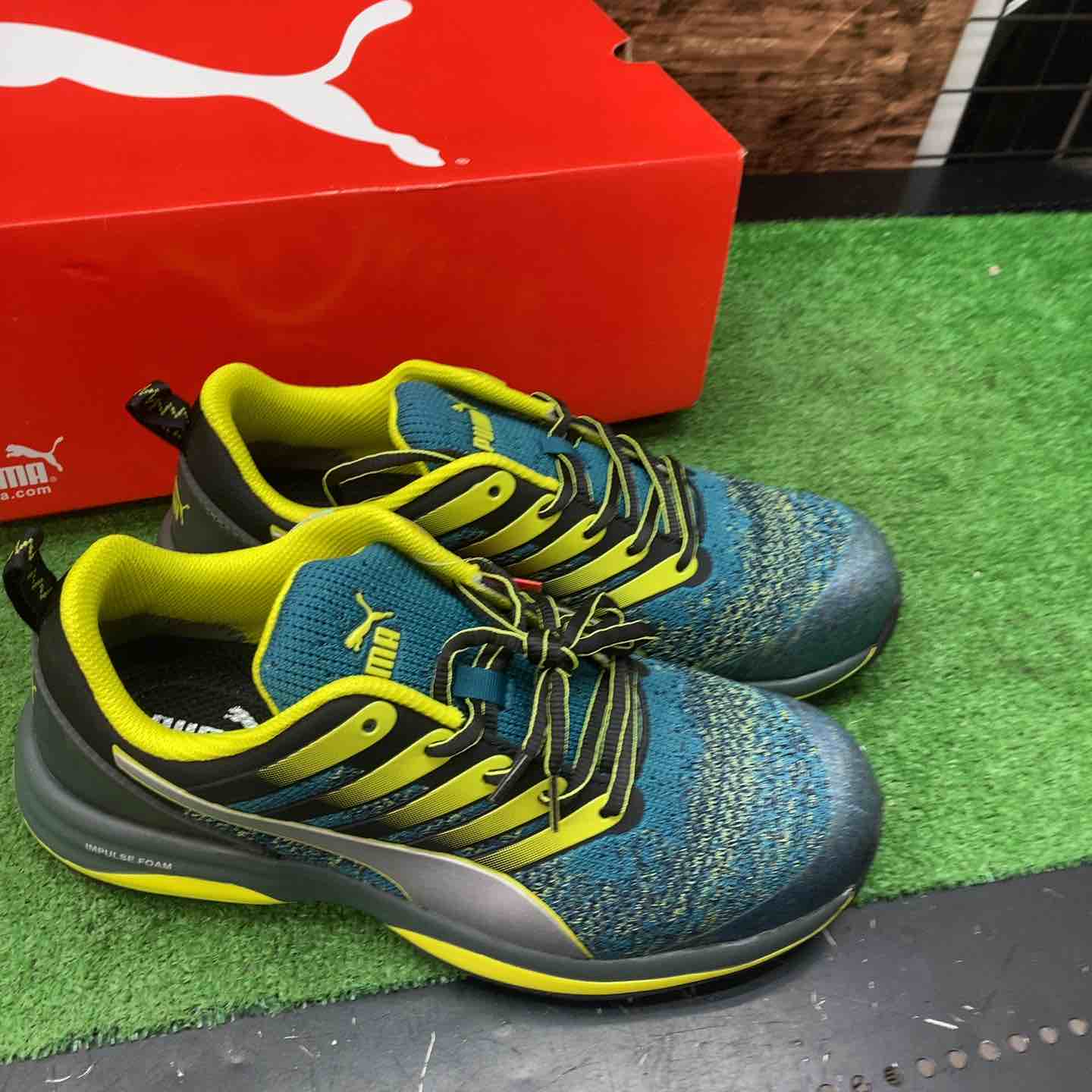 新品未使用 Puma One グリーン/ブルー シューズ 27cm PUMA プーマ フューチャー Z 1.2 HG/AG(グリーン×ブルー) 106480
