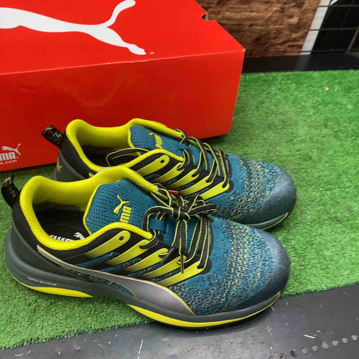 プーマ/PUMA チャージ ローカットシューズ 安全靴 作業靴 緑 27.5cm 64.212.0【川越店】