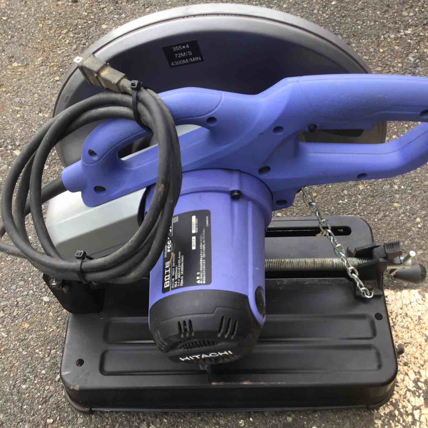 ◇ハイコーキ(HIKOKI ※旧:日立工機) 355mm高速切断機 FCC14ST【町田店】 ◇ハイコーキ(HIKOKI ※旧:日立工機) 355mm高速切断機 FCC14ST【町田店