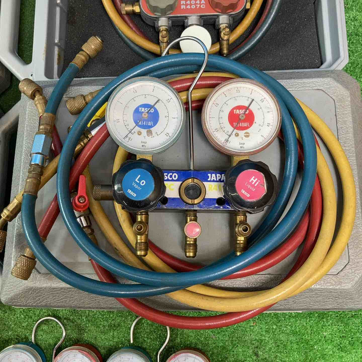 【動作未確認/ジャンク品扱い】TASCO/タスコ ROBINAIR ゲージマニホールド R410A R32 R404A R407C R507A まとめ売り【岩槻店】
