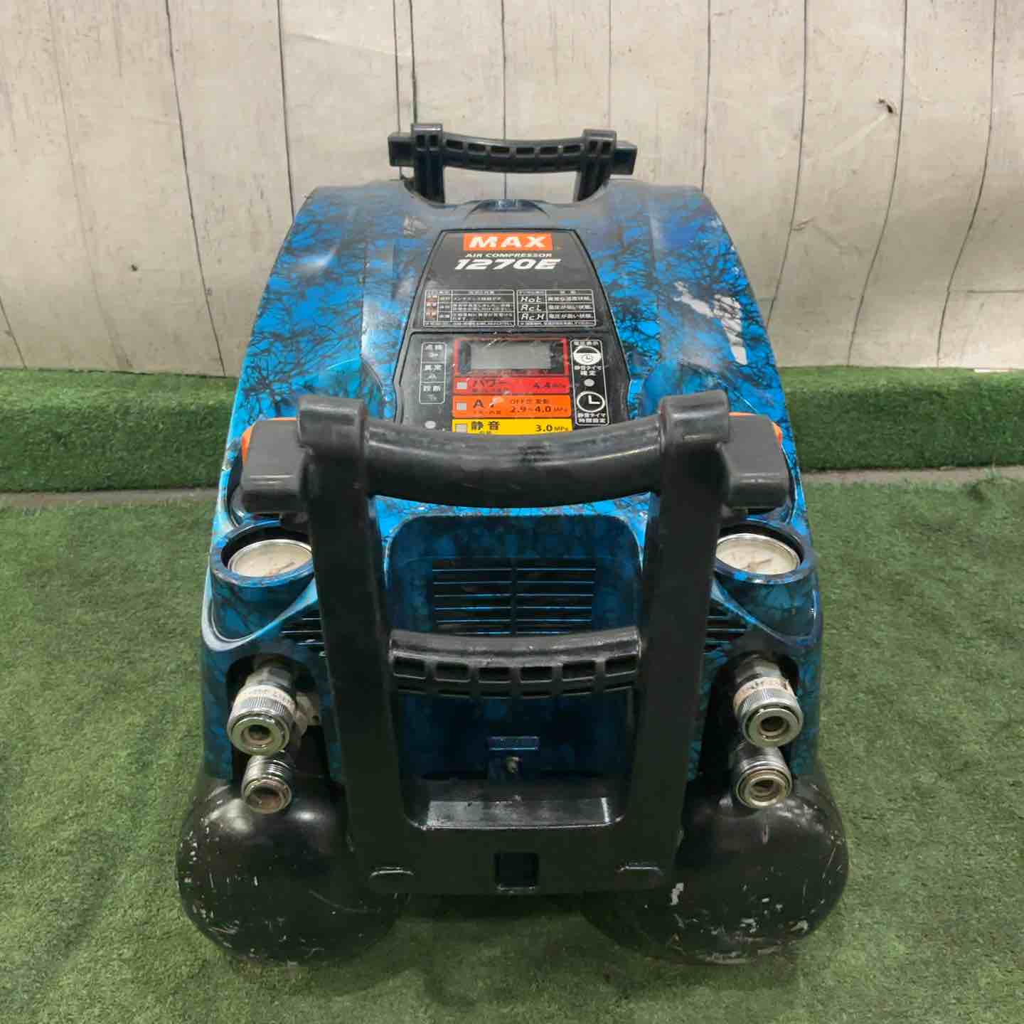◇マックス(MAX) エアコンプレッサー AK-HH1270E ガイアブルー 動作
