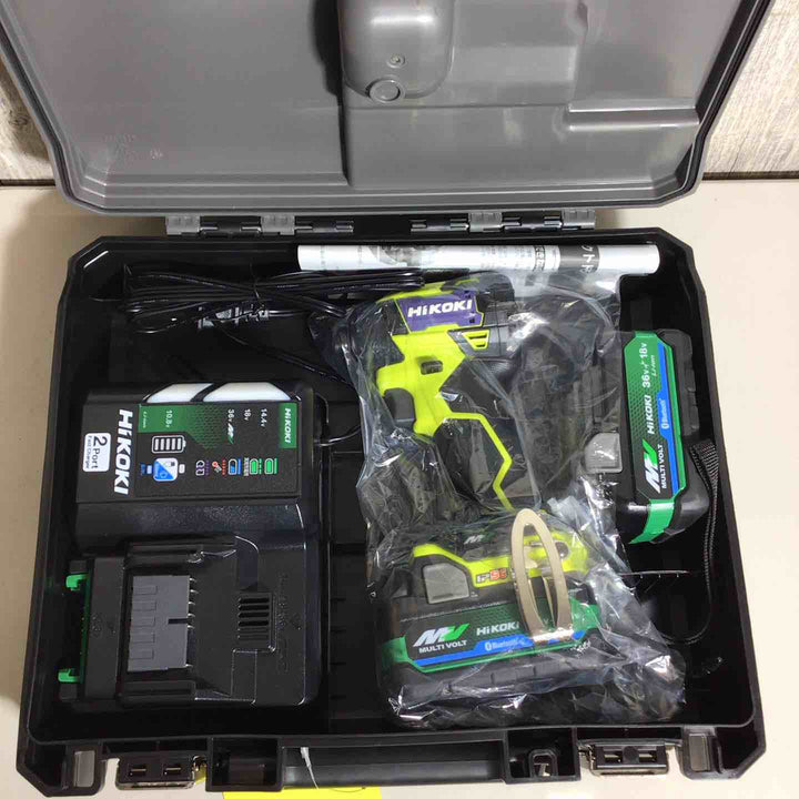 ★ハイコーキ(HIKOKI ※旧:日立工機) コードレスインパクトドライバ スパイダーイエロー WH36DD(2XHYSZ)【戸田店】