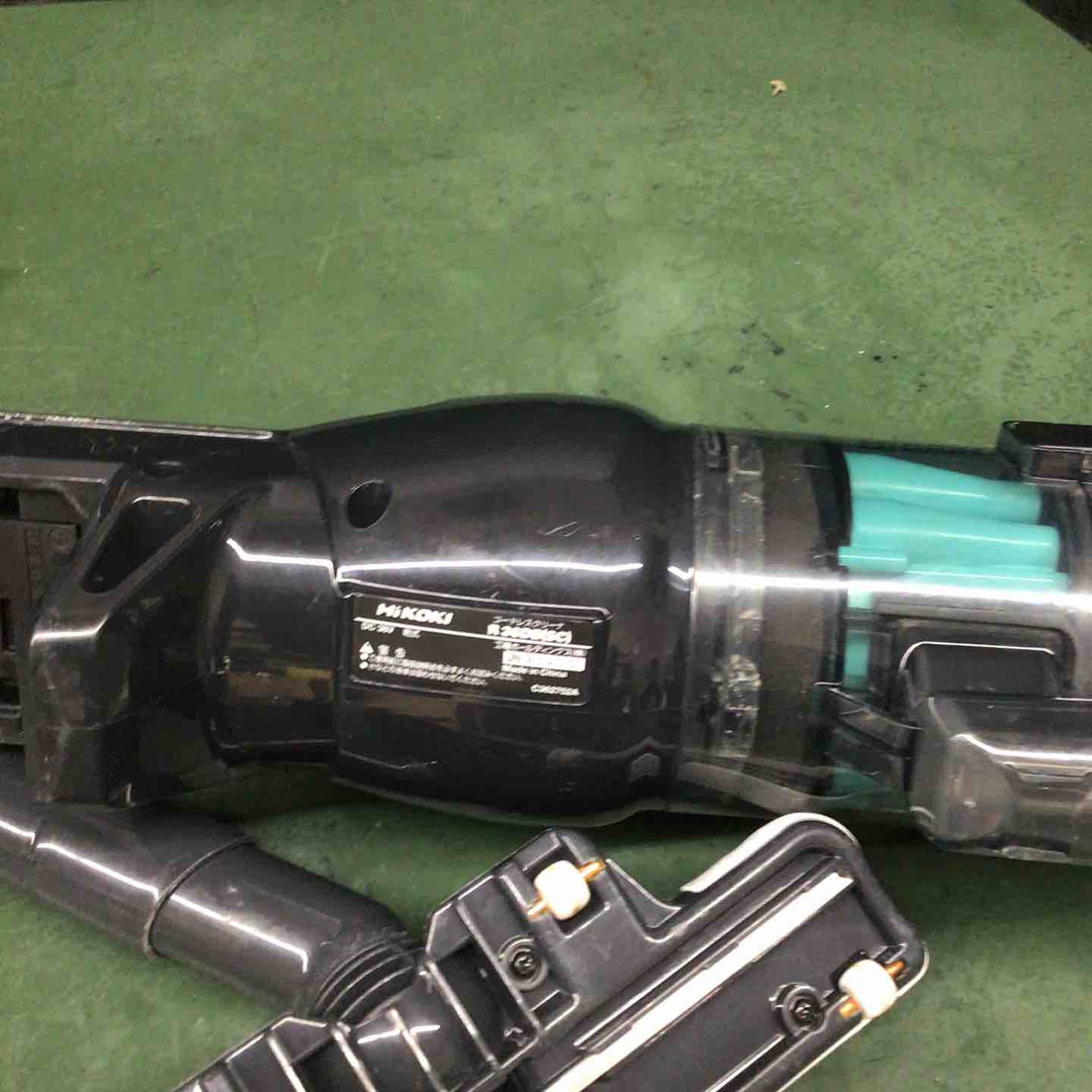 ◇HiKOKI(ハイコーキ) 36V 2段サイクロン式 コードレス クリーナー R36DB(SC)(NNAB)　本体のみ限定色カーボングレー＆アクアブルー【戸田店】