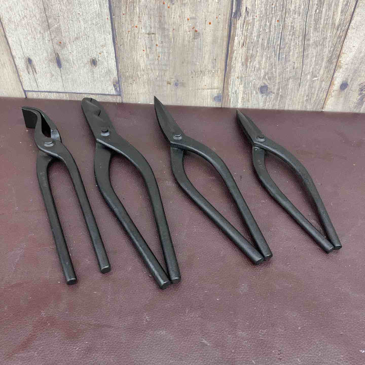 【中古品】【まとめ売り】板金ばさみ 掴み 4本まとめ ハサミ：〇光？・特製〇善・吉清 掴み：正治光【東大和店】