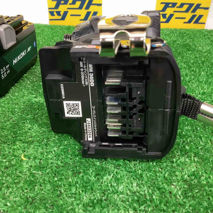 ★ハイコーキ(HIKOKI ※旧:日立工機) コードレスインパクトドライバ ストロングブラック WH36DD(2XHBSZ)【越谷店】