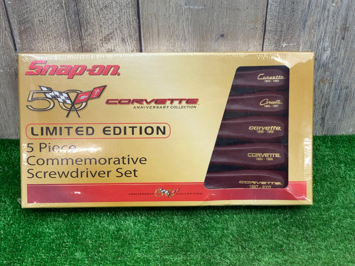 スナップオン　50周年記念 CORVETTE5ピース スクリュードライバーセット　SDDX50VETTE【富山店】●BR
