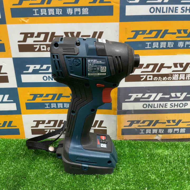 ◇ボッシュ(BOSCH) コードレスインパクトドライバー (6.0Ahバッテリー2個・充電器・キャリングケース付) GDR18V-200C6【草加店】
