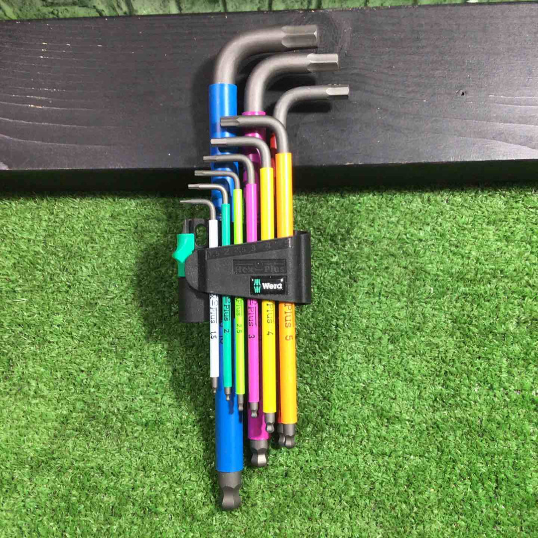 ヴェラ(wera) マルチカラーヘックスキーセット 950SPKL/9SMN 073593 六角棒9本セット 【川口店】