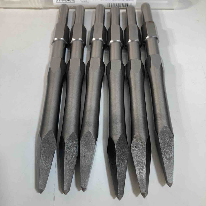 ▼MKショットブル 17H×240mm 清水製作所 ラクダ 20005 6本セット ③ ブルポイント はつり【戸田店】