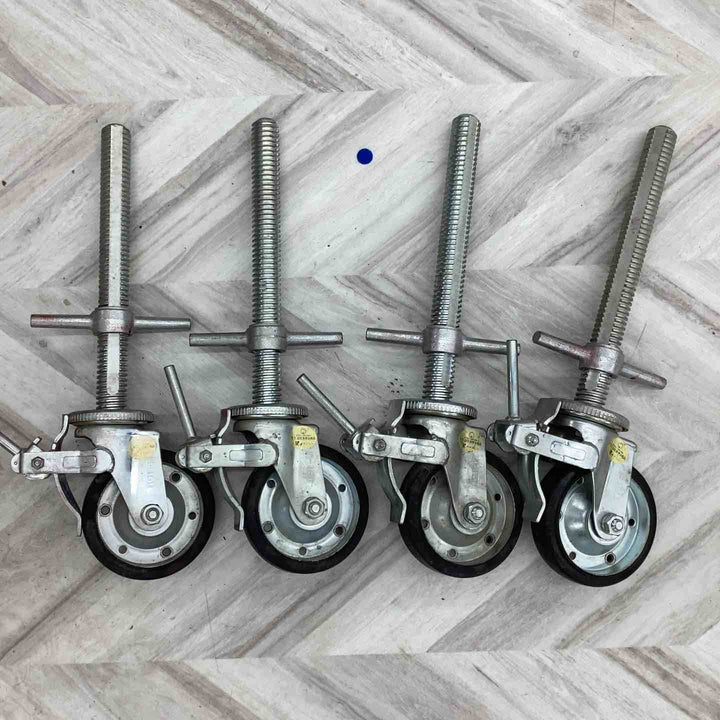 ローリングタワーの脚　4個　車輪4本セット【越谷店】