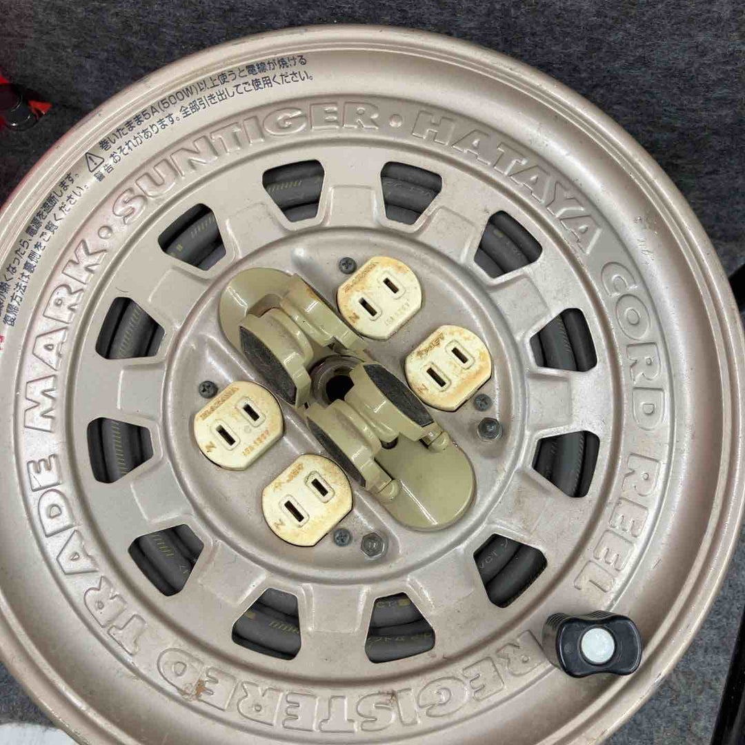 ◇ハタヤ(HATAYA) 屋内用温度センサー付コードリール GT-30S サンタイガーリール 30m【鴻巣店】