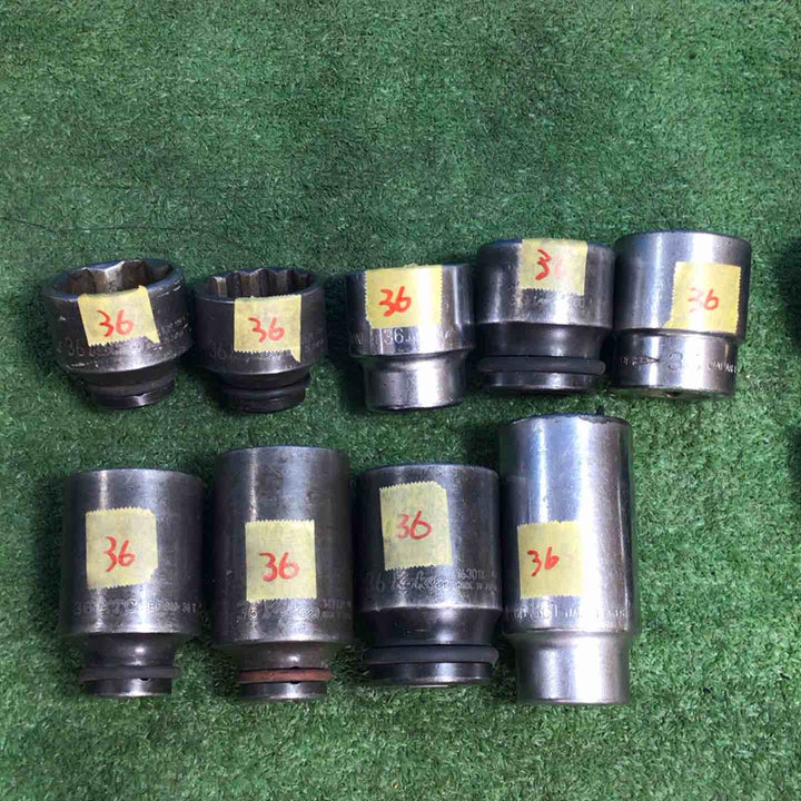 インパクト レンチ ソケット まとめ売り ツールセット 47点まとめ売り スーパーツール・椿モデル KTC・KOKEN他【岩槻店】