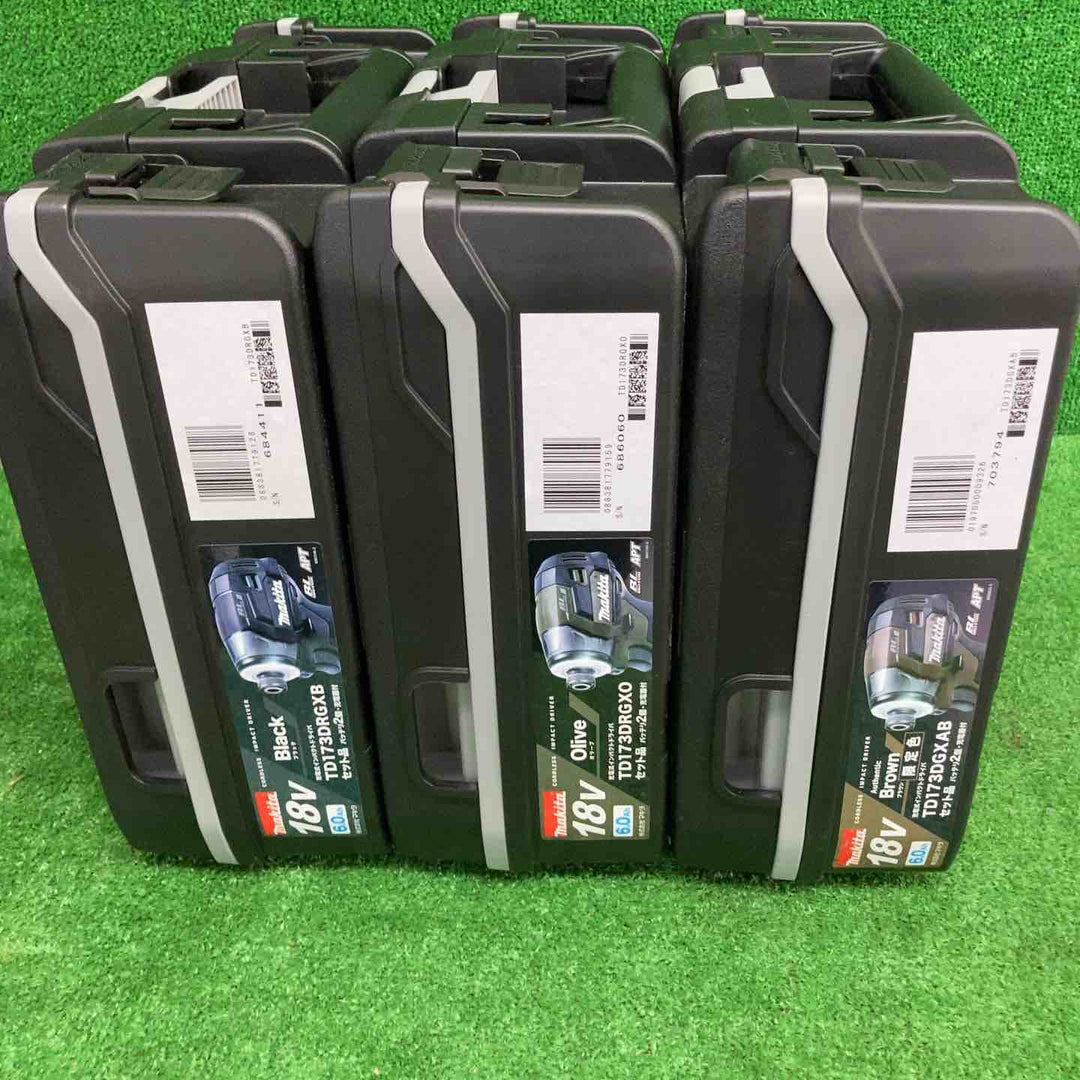 マキタ makita 18V インパクトドライバ 3台セット TD173DGXAB TD173DRGXO TD173DRGXB 【鴻巣店】