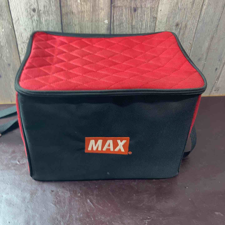 【中古品】★マックス(MAX) 高圧用釘打ち機 HN-75N4(D)_マットマイスターレッド ソフトケース付き【東大和店】