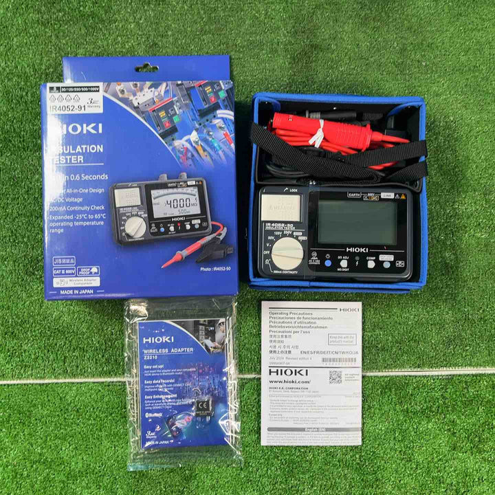 □日置電機(HIOKI) 絶縁抵抗計 IR4052-91【岩槻店】