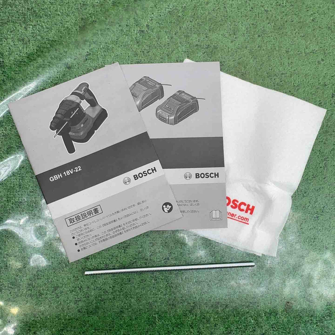 ◇Bosch Professional(ボッシュ) 18V コードレスハンマードリル (5.0Ahバッテリー2個・充電器・キャリングケース付) GBH18V-22【町田店】