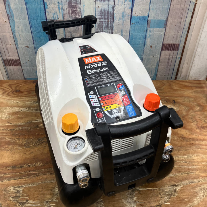 ◇マックス(MAX) 常圧/高圧エアコンプレッサー AK-HL1270E2 クールホワイト【柏店】