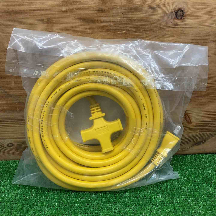 【未使用・長期保管品】 セビック 延長コード 3ツ口 10m ＊2本セット(赤・黄) 【鴻巣店】