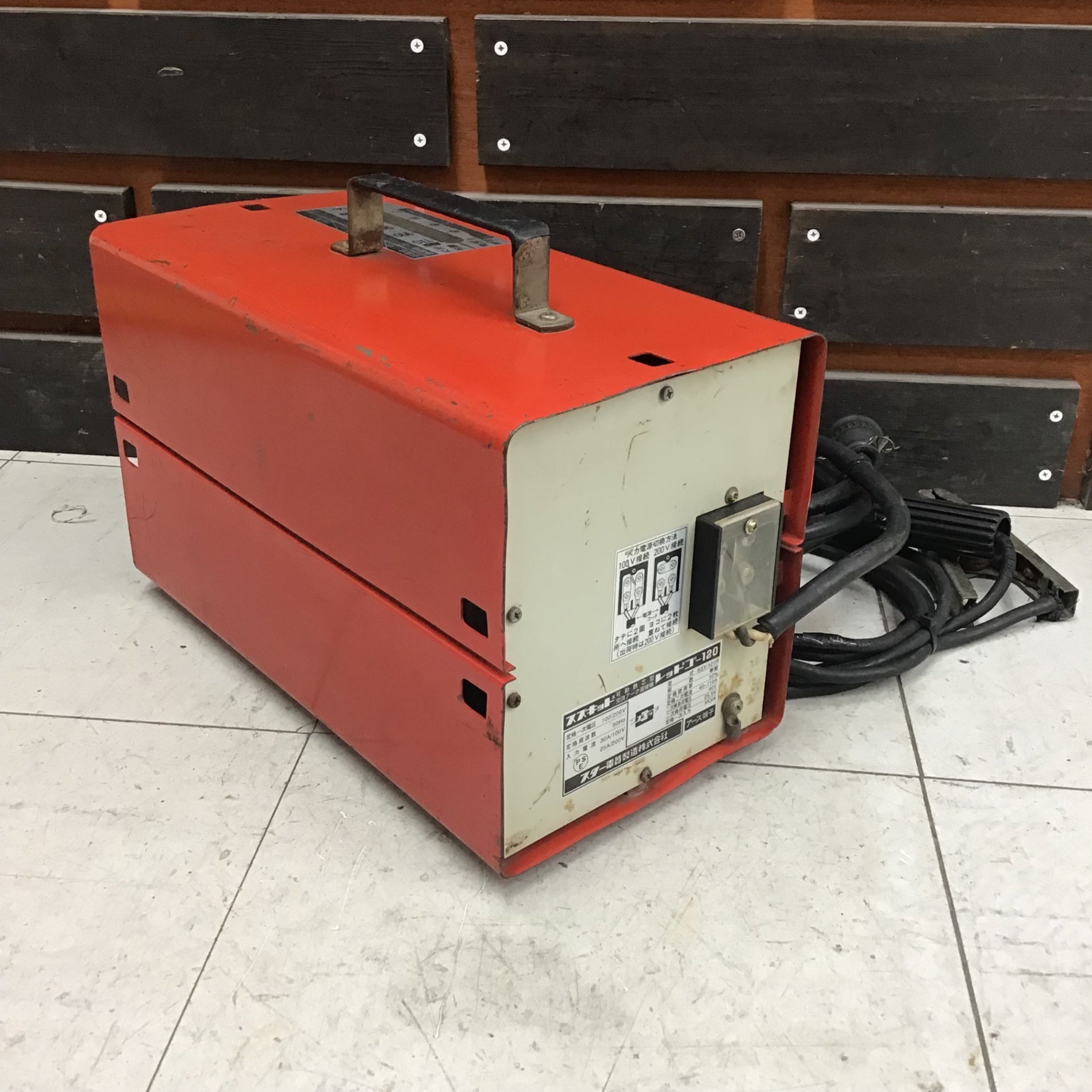 現状品】 スズキッド/SUZUKID 交流アーク溶接機 レッドゴー120 50Hz